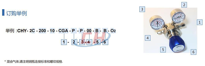 減壓器CHY-2訂貨參數(shù)