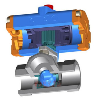 超小型三通氣動(dòng)球閥圖片
