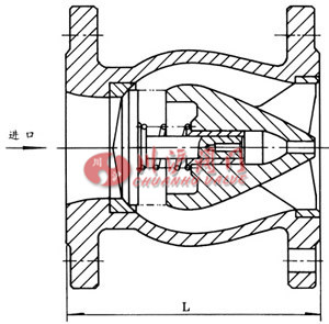 靜音止回閥結(jié)構(gòu)圖